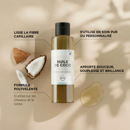 Huile capillaire et corporelle à la coco 100 ml - 7e ÉLÉMENT