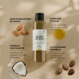 Sérum de soin cheveux et corps au monoï 100 ml 7e ÉLÉMENT