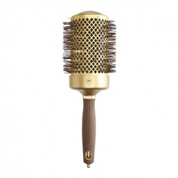 Brosse ronde Expert Blowout Shine 65 mm Gold&Brown Olivia Garden Brosse ronde Expert Blowout Shine 65 mm Gold&Brown Olivia Garden