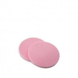 Lot de 2 éponges démaquillantes roses Pbi