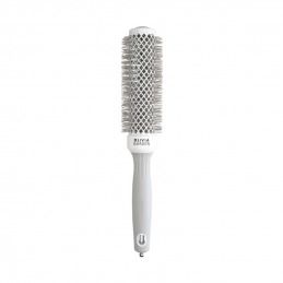 Brosse brushing ronde 35 mm Olivia Garden White&Grey