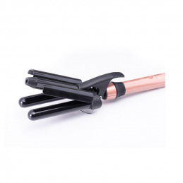 Fer à onduler professionnel 3 branches Rose Gold