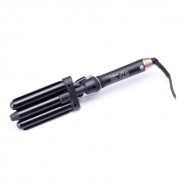 Fer Beach waver Diamond Noir à 3 branches pour ondulations