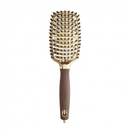 Brosse démêlante Expert Care Flex Gold&Brown - Olivia Garden