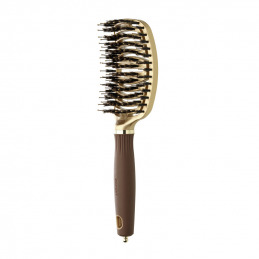 Brosse professionnelle Expert Care Flex Gold&Brown - Olivia Garden
