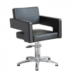 Fauteuil de coiffure Tokyo noir 81 x 63 cm 7e ÉLÉMENT