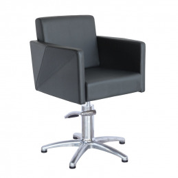 Fauteuil Amsterdam Noir pour salon de coiffure 7e ÉLÉMENT