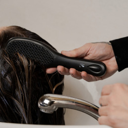 Brosse démêlante et massante pour salon
