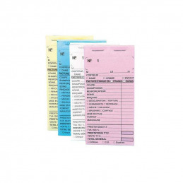 Carnet de caisse pré-carboné x10 Blanc Sibel Carnet de caisse pré-carboné x10 Blanc Sibel