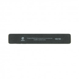 Lime à ongles rectangulaire noire 100-180 Estheo