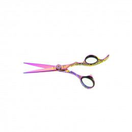 Ciseaux de coupe Rainbow offset 5.5 rose - 7e ÉLÉMENT