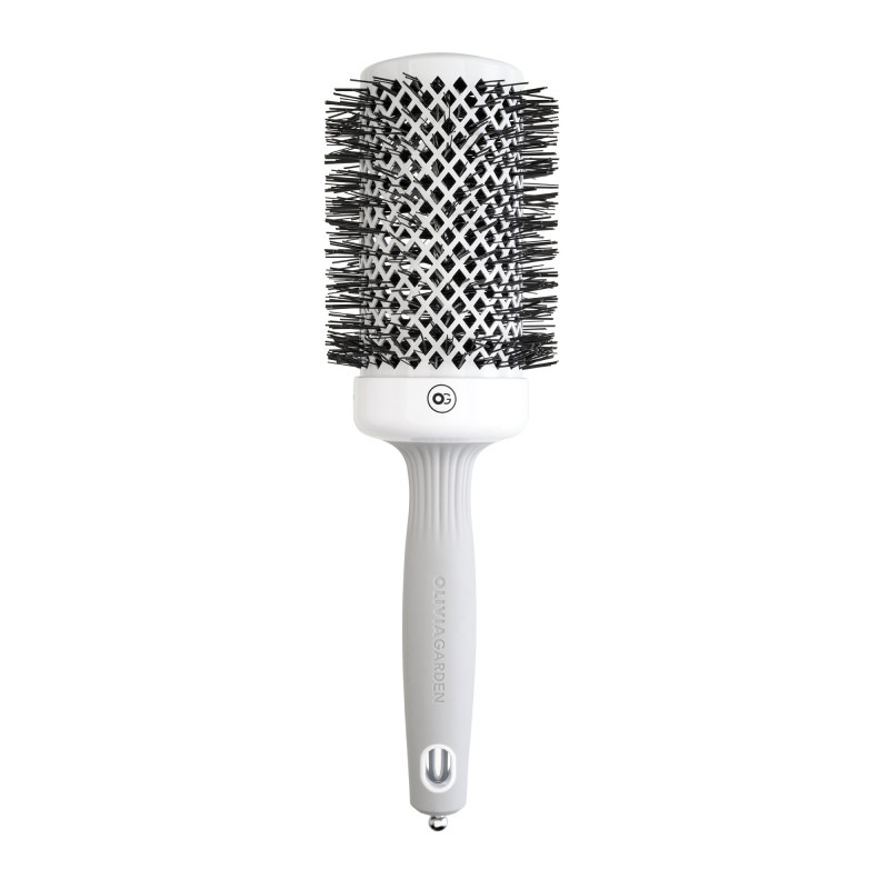 Brosse de brushing céramique 55 mm White&Grey Olivia Garden