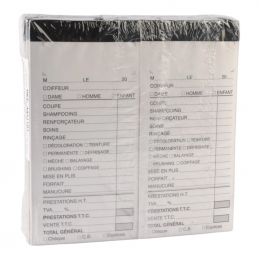 Carnet de caisse sans numéro x10 Blanc - Sibel