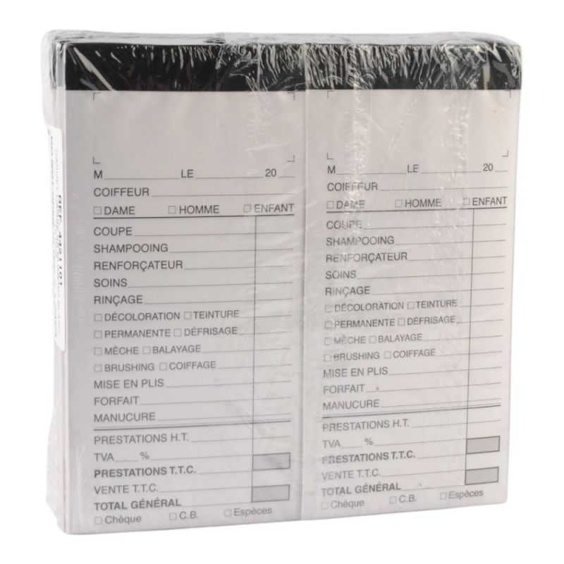 Carnet de caisse sans numéro x10 Blanc - Sibel Carnet de caisse sans numéro x10 Blanc - Sibel