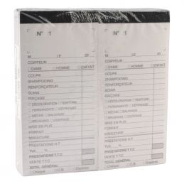 Carnet de caisse carbone x10 Blanc - Sibel