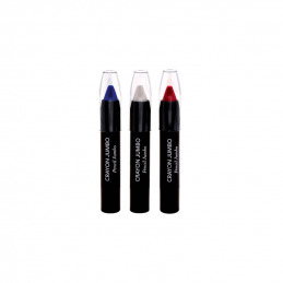 Trio de crayons jumbo bleu blanc rouge Parisax
