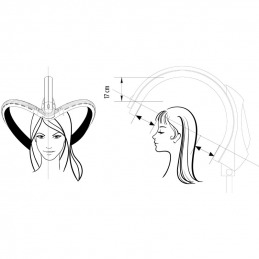 Casque de coiffure Climafly sur pied Noir - Ultron