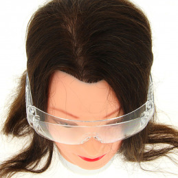 Lunette transparente contre les projections