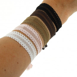 Lot de 5 élastiques Pop'bow Dentelle pour cheveux