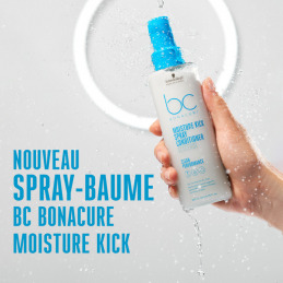 Spray-baume coiffure BC Clean Moisture Kick format voyage