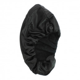 Serviette coiffeur réversible noire 7e ÉLÉMENT