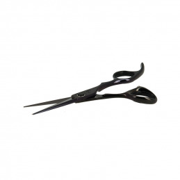 Ciseaux offset de coiffure Noir chromé 5.5 7e ÉLÉMENT