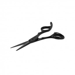 Ciseaux professionnels de coupe 5.5 Noir chromé 7e ÉLÉMENT