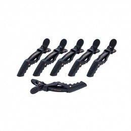Pinces coiffure Diamond Noir en lot de 6 7e ÉLÉMENT