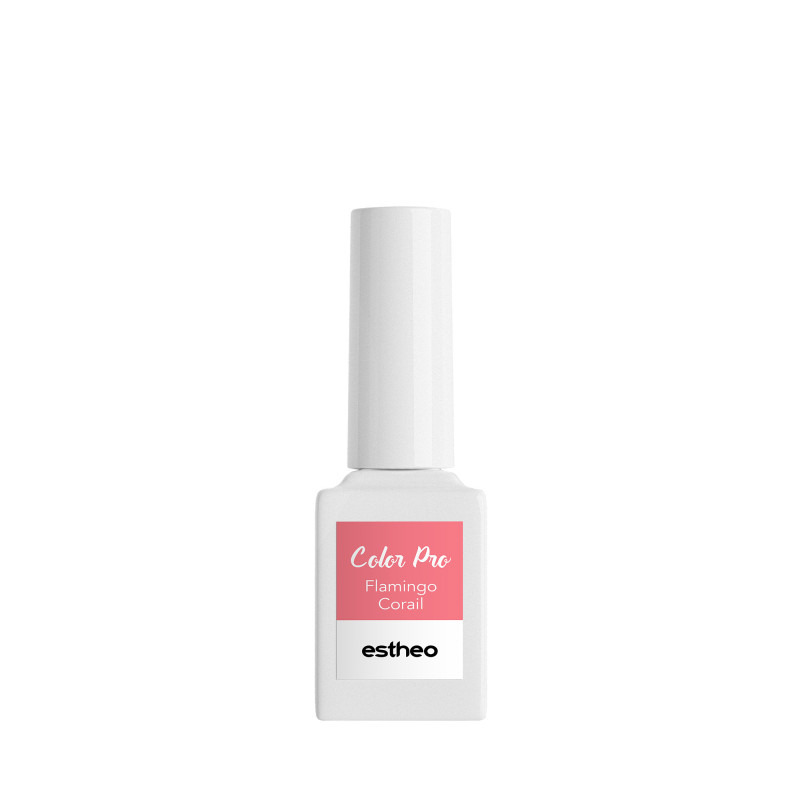 Vernis semi-permanent Color Pro 21 Flamingo corail 10ML - Estheo