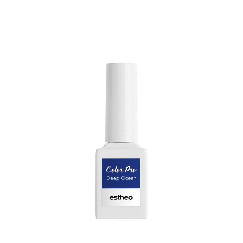 Vernis semi-permanent bleu profond Color Pro 17 Deep ocean Estheo Vernis semi-permanent bleu profond Color Pro 17 Deep ocean Estheo