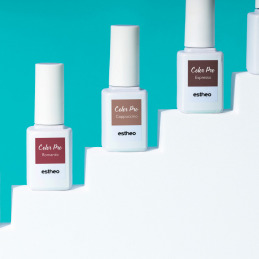 Vernis semi-permanent brun profond Color Pro 13 Espresso Estheo Vernis semi-permanent brun profond Color Pro 13 Espresso Estheo