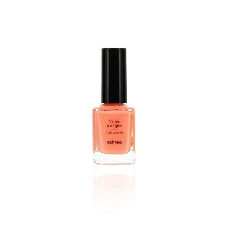 Vernis à ongles corail orangé 21 Flamingo 10ML Estheo Vernis à ongles corail orangé 21 Flamingo 10ML Estheo
