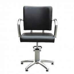 Fauteuil de coiffure Stella noir 90x60 cm - Coiffeo