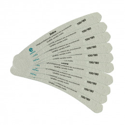Lime à ongles banane verte 100/180 Estheo en lot de 10