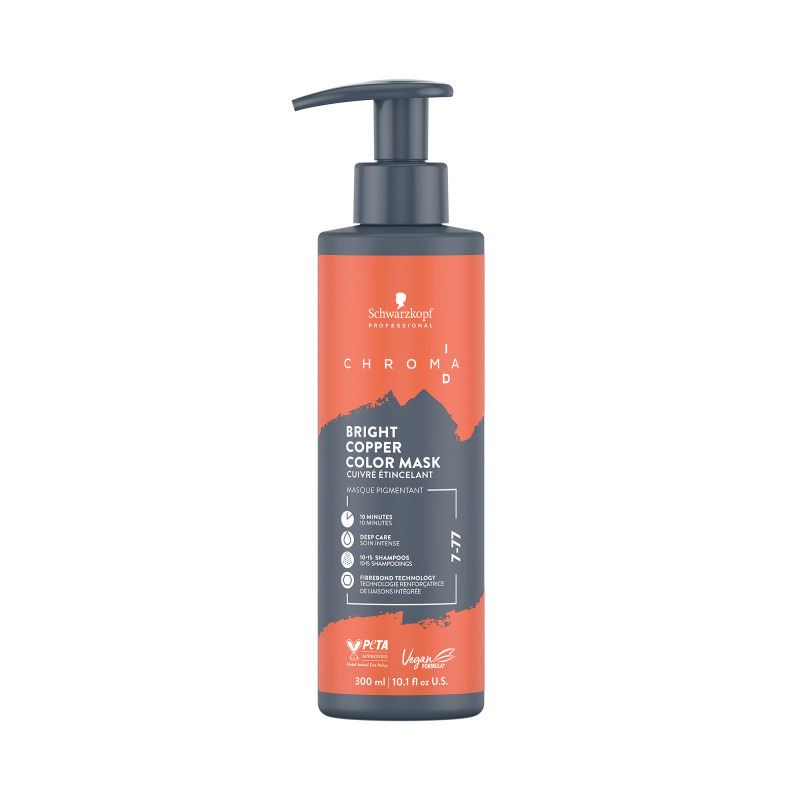 Masque pigmentant ChromaID 7-77 Cuivré étincelant Schwarzkopf Professional