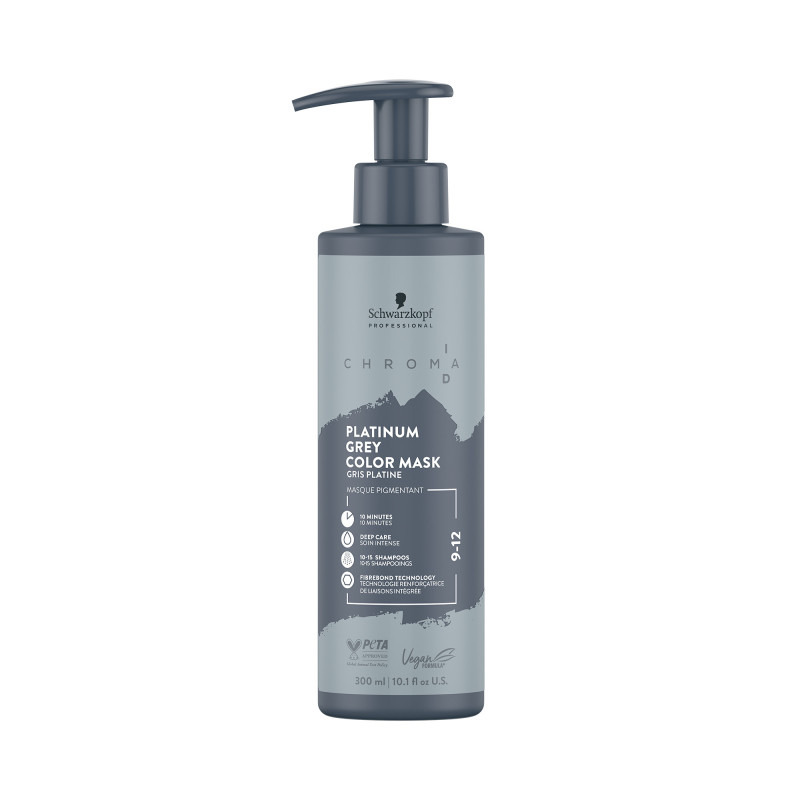 Masque pigmentant ChromaID 9-12 Gris Platine Schwarzkopf Professional Masque pigmentant ChromaID 9-12 Gris Platine Schwarzkopf Professional