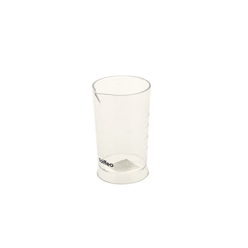 Doseur transparent 100 ml Coiffeo pour coloration Doseur transparent 100 ml Coiffeo pour coloration