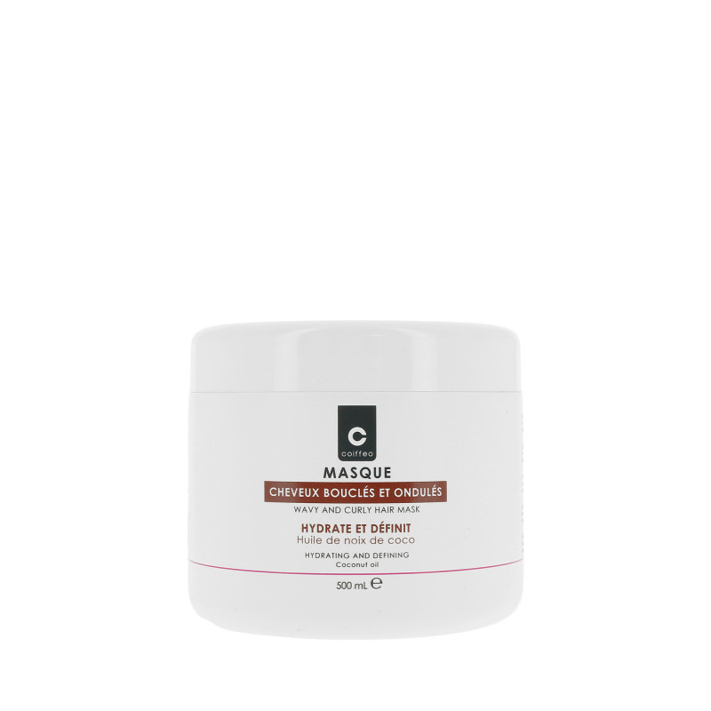 Masque cheveux bouclés et ondulés Coiffeo 500 ml