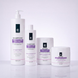 Masque déjaunissant pour cheveux blonds Coiffeo