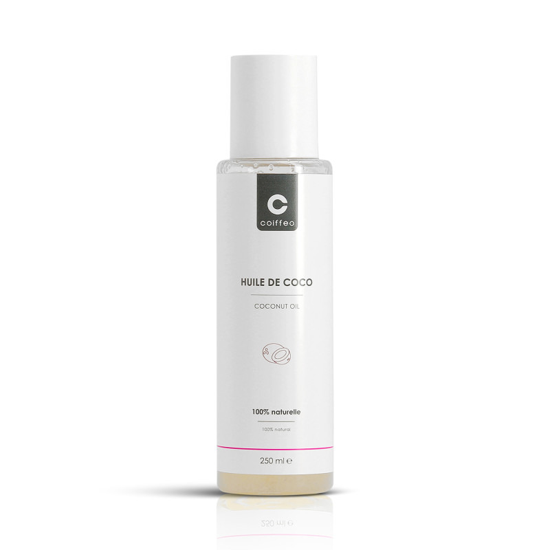 Huile capillaire de Coco 100 % naturelle 250 ml Coiffeo