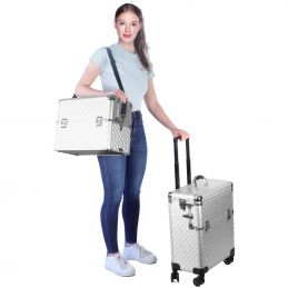 Valise de rangement coiffure Integral Beauty 2 étages