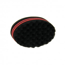 Éponge noire double face pour twists et boucles