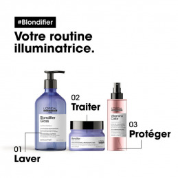 Shampoing Blondifier Gloss 500 ml pour cheveux blonds - L'Oréal Professionnel