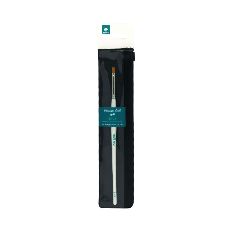 Pinceau droit taille 4 Gel UV 102 Estheo Pinceau droit taille 4 Gel UV 102 Estheo