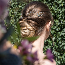 Accessoires Coiffeo pour chignon avec cristaux Accessoires Coiffeo pour chignon avec cristaux