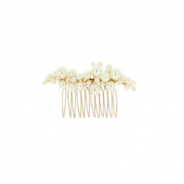 Peigne Barrette De Mariage Avec Perles Coiffeo