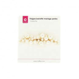 Barrette De Mariage Avec Perles Pour Cheveux Coiffeo Barrette De Mariage Avec Perles Pour Cheveux Coiffeo