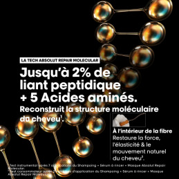 Masque réparateur cheveux abîmés Absolut Repair Molecular 250ML
