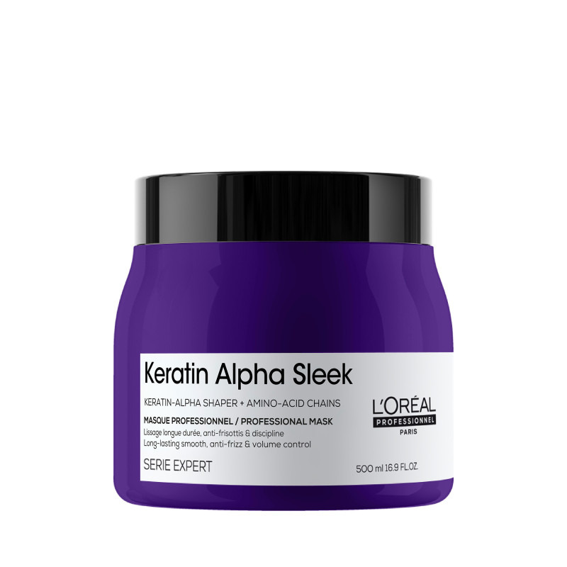 Masque disciplinant Keratin Alpha Sleek 500ML L'Oréal Professionnel