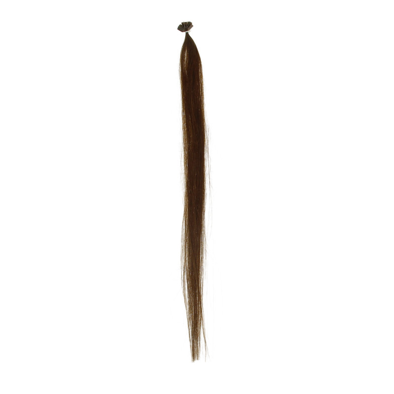Bandeau d’extensions naturelles à clips 4C Châtain Marron Coiffeo